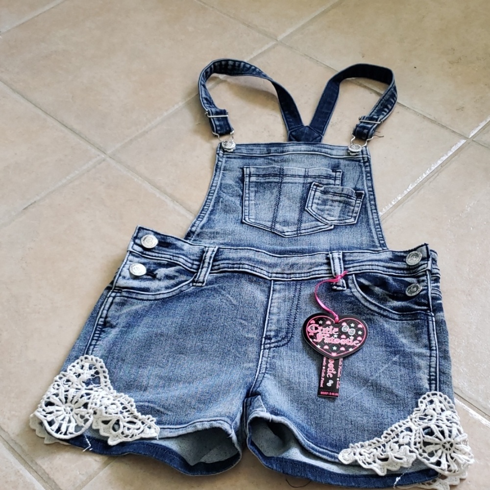 Girls short overalls